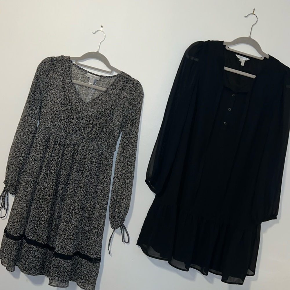 Motherhood Maternity Casual Party Dress (Small) & Draper James Dress (Medium)